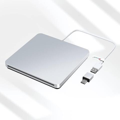 DIGIGUARD External DVD Drive, USB Type-C DVD Player Portable External CD/DVD Drive for Laptop CD DVD +/-RW Drive Player CD ROM Burner Writer Compatible for...