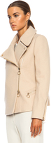 Thumbnail for your product : Chloé Washed Wool Moto Jacket