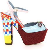 Thumbnail for your product : Dolce & Gabbana Bette Platform Sandals 9 Patch
