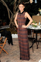 Thumbnail for your product : A.L.C. Phoebe Maxi Dress in Nutmeg Ikat