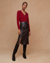 Thumbnail for your product : Jigsaw Shawl Collar Knit Jumper