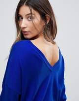 Thumbnail for your product : ASOS Maternity Design Maternity Jumper With V Back Detail