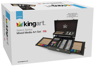 Kingart 115Pc Mixed-Media Art Set