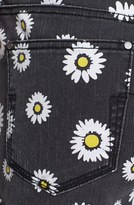Thumbnail for your product : Fire Daisy Print High Waist Cutoff Shorts (Juniors)