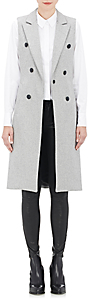 Rag & Bone Women's Double-Breasted Faye Vest Coat-GREY