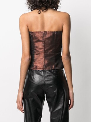 Yves Saint Laurent Pre-Owned 1980s Strapless Bustier Top
