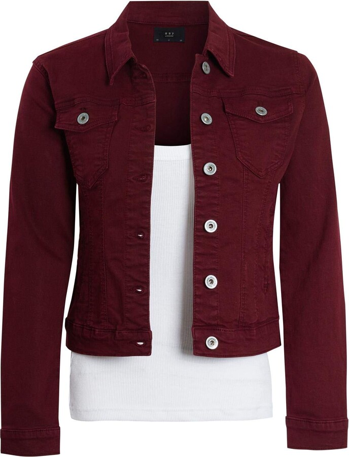 red denim jacket size 20