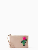 Thumbnail for your product : Kate Spade On purpose small leather wristlet