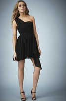 Thumbnail for your product : Topshop Kate Moss for One-Shoulder Chiffon Dress