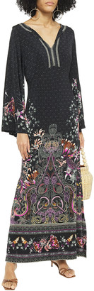 Camilla Crystal-embellished Printed Stretch-jersey Maxi Dress