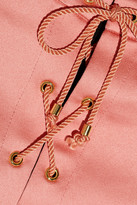 Thumbnail for your product : Tibi Lace-up satin top