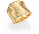 Thumbnail for your product : Marco Bicego Lunaria 18K Yellow Gold Medium Band Ring