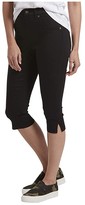 Thumbnail for your product : Hue Ultra Soft Denim High-Waist Short Capris (Black) Women's Shorts