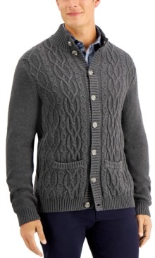 macy's men's sweaters cardigans
