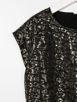 Thumbnail for your product : Karl Lagerfeld Paris Metallic Brocade Dress