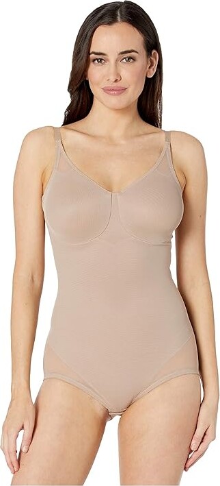 Miraclesuit Shapewear Extra Firm Sexy Sheer Shaping Bodybriefer 2783  (Stucco) Women's Bra - ShopStyle