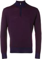 Thumbnail for your product : Canali zipped long-sleeve sweater