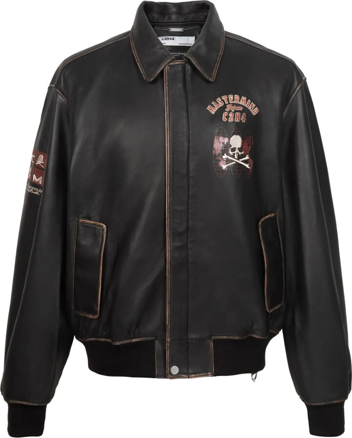ジャケット・アウター C06104 MASTERMIND SATIN JACKET M C06104 MASTERMIND SATIN JACKET M