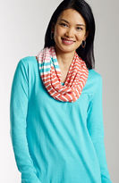 Thumbnail for your product : J. Jill Whisper weight striped infinity scarf