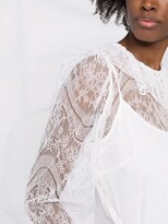 Thumbnail for your product : Twin-Set Frill-Detail Lace Blouse