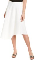 Thumbnail for your product : Vince Bias Seam Linen-Blend Skirt