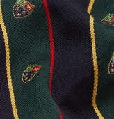 Thumbnail for your product : Polo Ralph Lauren 8cm Madison Embroidered Striped Wool And Silk-Blend Tie