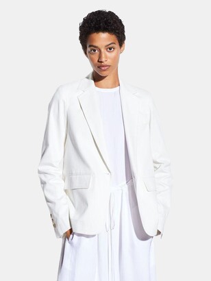 off white linen jacket