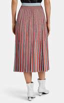 Thumbnail for your product : Proenza Schouler Women's Pleated Striped Jacquard Midi-Skirt - Blue Pat.