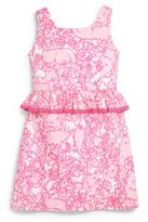 Thumbnail for your product : Lilly Pulitzer Girl's Lowe Peplum Dress