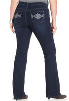 Thumbnail for your product : Style&Co. Plus Size Embellished Curvy-Fit Bootcut Jeans, Dazzle Wash