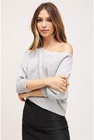 Thumbnail for your product : Dynamite Lola Dolman Sleeve Sweater - FINAL SALE Grey Melange