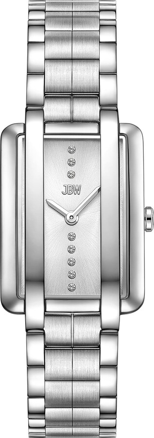 JBW Mink Petite Lab Created Diamond Bracelet Watch, 23mm x 8mm