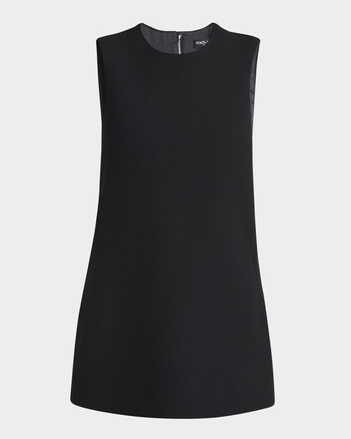 Dolce & Gabbana Sleeveless Crepe Mini Dress