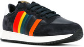 Thumbnail for your product : Paul Smith rainbow trim trainers
