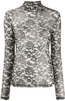 Thumbnail for your product : Dries Van Noten Lace Print Hotala T-shirt