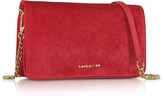 Thumbnail for your product : Lancaster Paris Velvet Flap Clutch w/Strap