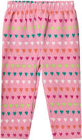 Thumbnail for your product : Hatley Pink Heart Stripes Mini Leggings