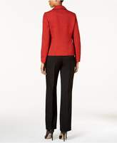Thumbnail for your product : Le Suit Glazed Melange Colorblocked Pantsuit