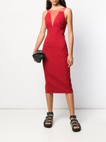 Thumbnail for your product : Rick Owens Mesh-Panelled Dress