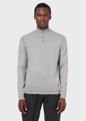 armani half zip