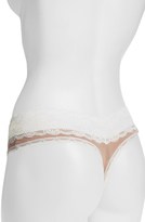 Thumbnail for your product : Honeydew Intimates Lace Trim Low Rise Thong