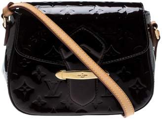 Louis Vuitton Burgundy Leather Handbag