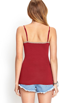 Thumbnail for your product : Forever 21 COLLECTION Crochet Lace-Trimmed Cami