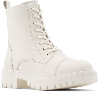 white aldo boots