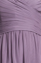 Thumbnail for your product : Monique Lhuillier Bridesmaids Strapless Ruched Chiffon Sweetheart Gown