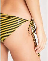Thumbnail for your product : LES GIRLS LES BOYS Stripe tie-side bikini bottoms