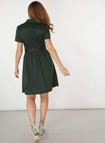 Thumbnail for your product : Khaki Cotton Fit & Flare Shirt Dress
