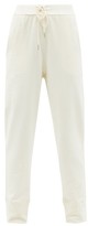 Thumbnail for your product : Jil Sander High-waist Drawstring Cotton-jersey Track Pants - Ivory