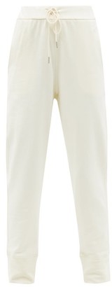 Jil Sander High-waist Drawstring Cotton-jersey Track Pants - Ivory