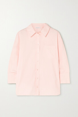 Anine Bing - Mika Oversized Cotton-poplin Shirt - Pink